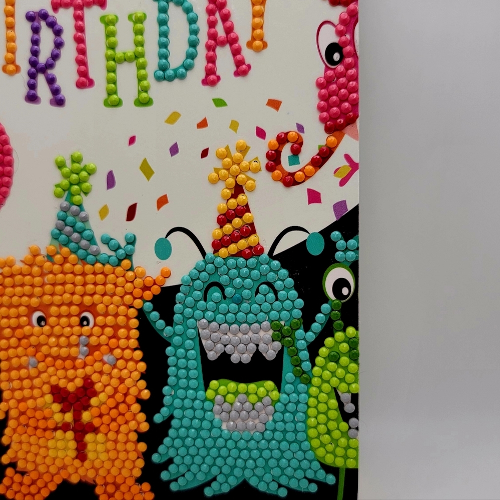 SALE 🚨 Monster Happy Birthday Card Handmade - Picture 11 of 12